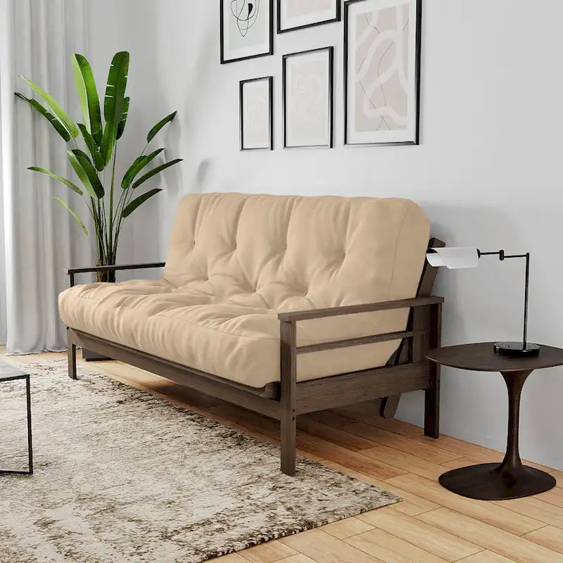 10palcová gelová matrace z paměťové pěny Full Size na futon