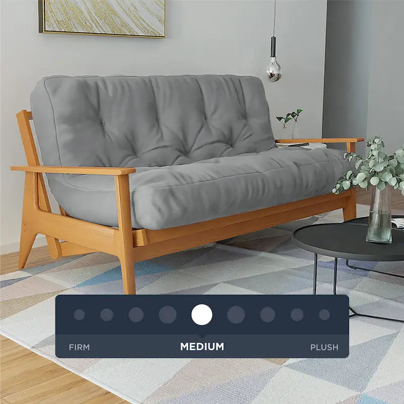 10palcová gelová matrace z paměťové pěny Full Size na futon