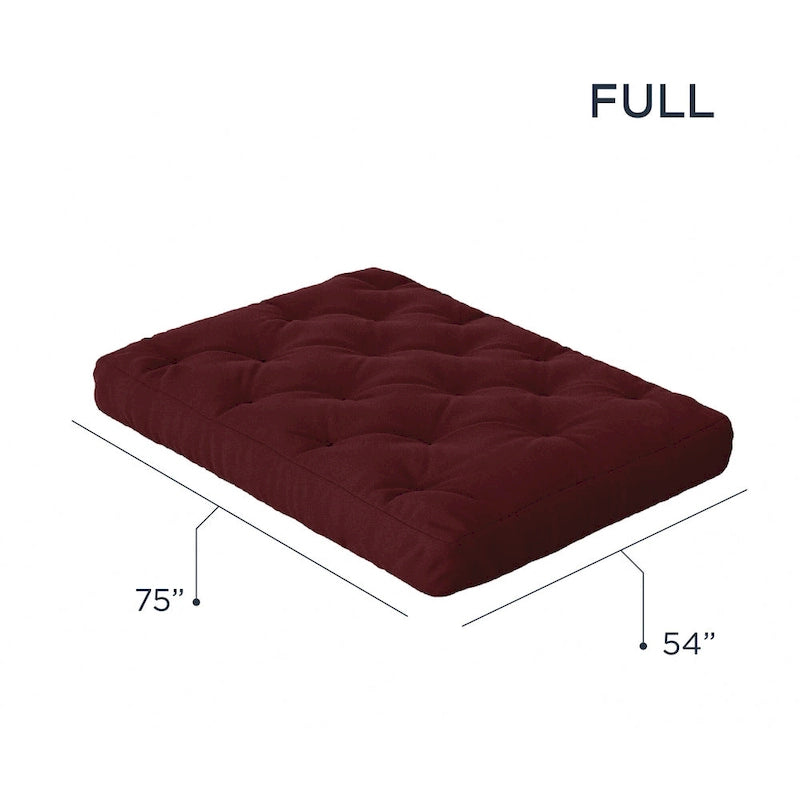 10palcová gelová matrace z paměťové pěny Full Size na futon