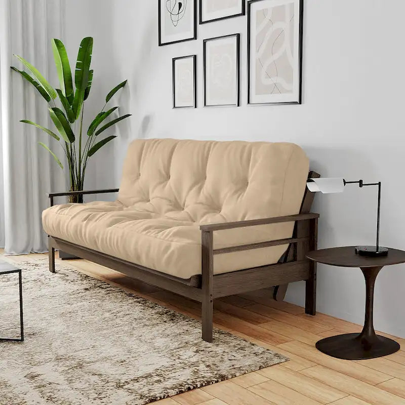 10palcová gelová matrace z paměťové pěny Full Size na futon