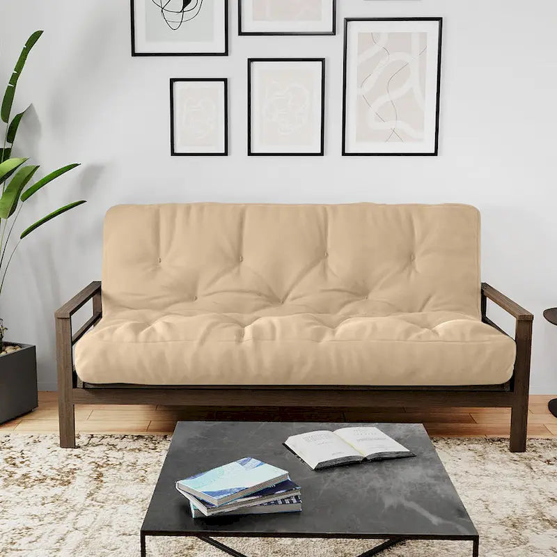 10palcová gelová matrace z paměťové pěny Full Size na futon
