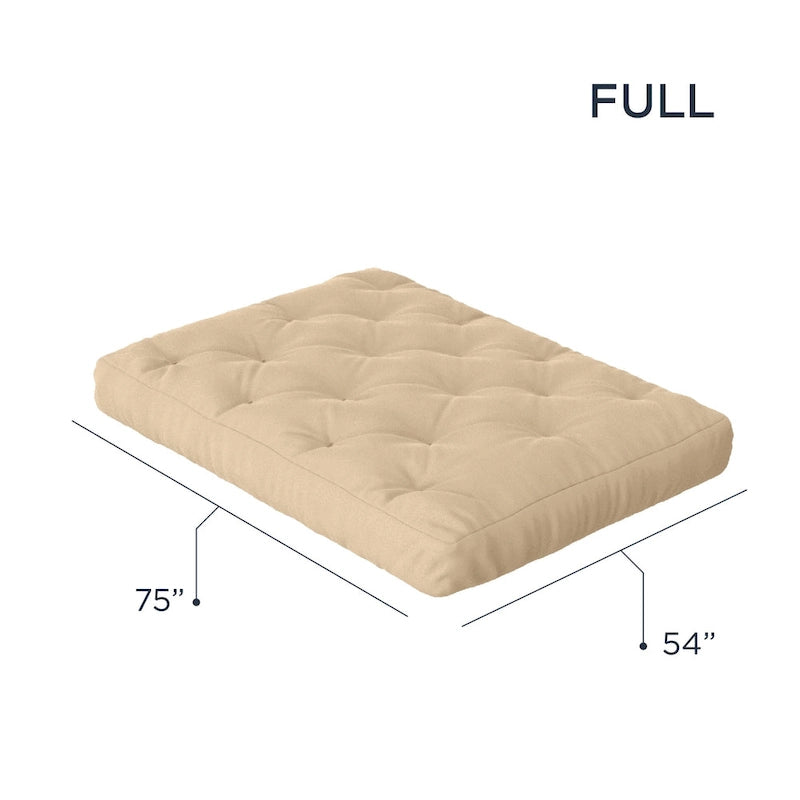 10palcová gelová matrace z paměťové pěny Full Size na futon
