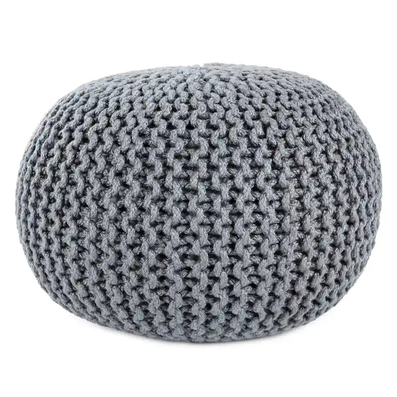 Kulatý puf do interiéru i exteriéru – 50,8 x 50,8 x 35,56 cm