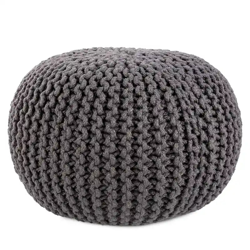 Kulatý puf do interiéru i exteriéru – 50,8 x 50,8 x 35,56 cm