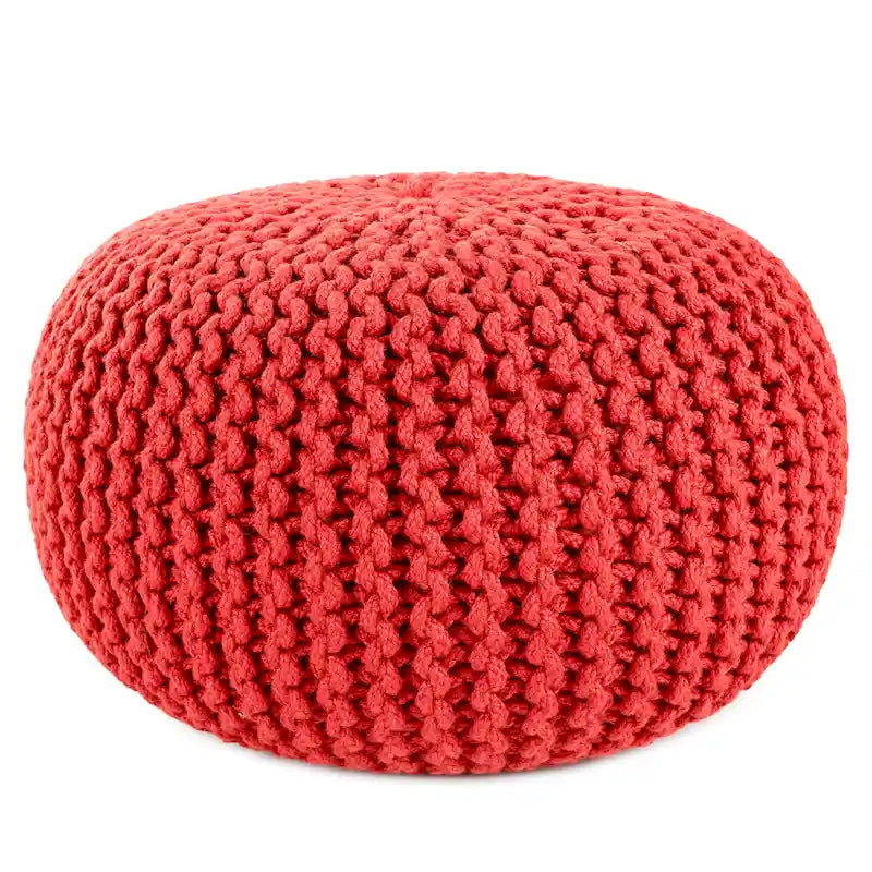 Kulatý puf do interiéru i exteriéru – 50,8 x 50,8 x 35,56 cm