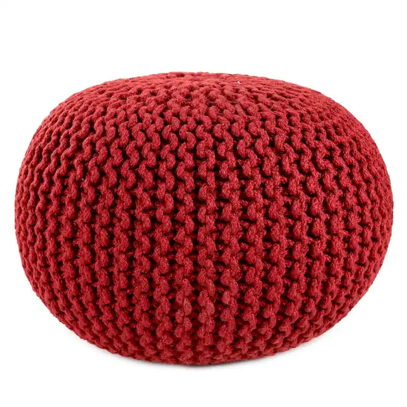 Kulatý puf do interiéru i exteriéru – 50,8 x 50,8 x 35,56 cm