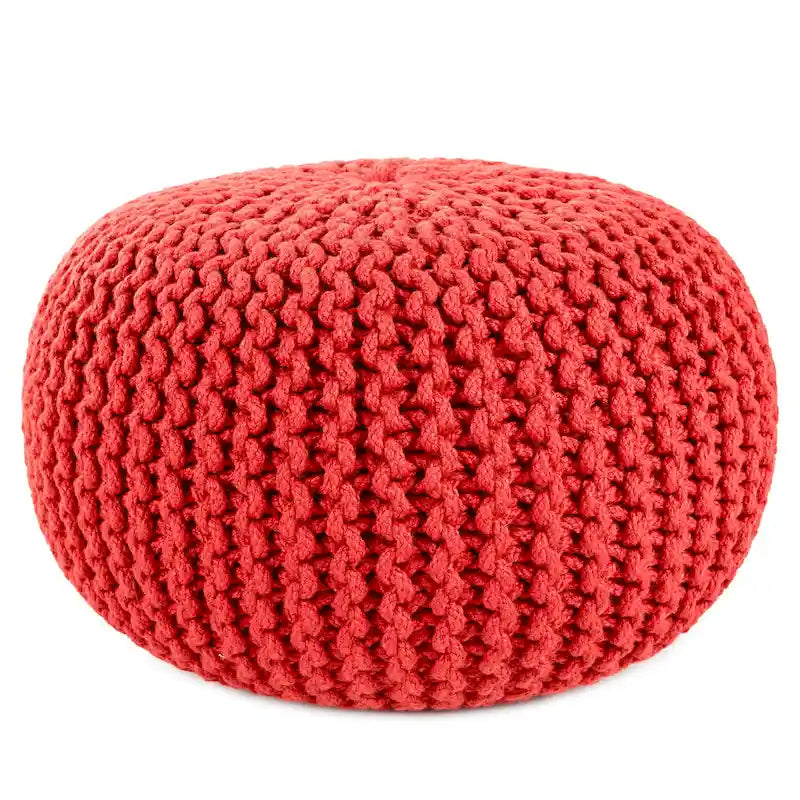 Kulatý puf do interiéru i exteriéru – 50,8 x 50,8 x 35,56 cm