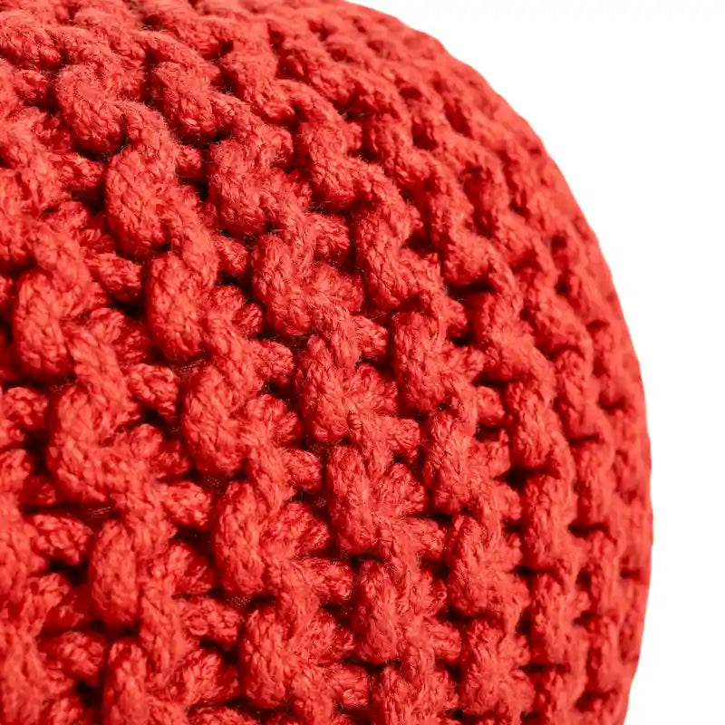 Kulatý puf do interiéru i exteriéru – 50,8 x 50,8 x 35,56 cm
