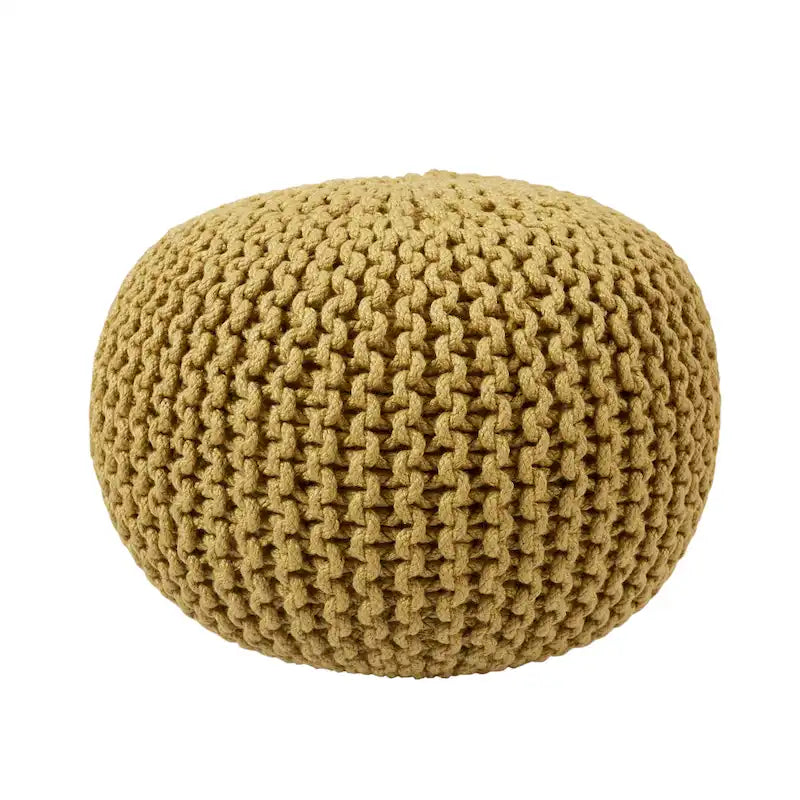 Kulatý puf do interiéru i exteriéru – 50,8 x 50,8 x 35,56 cm