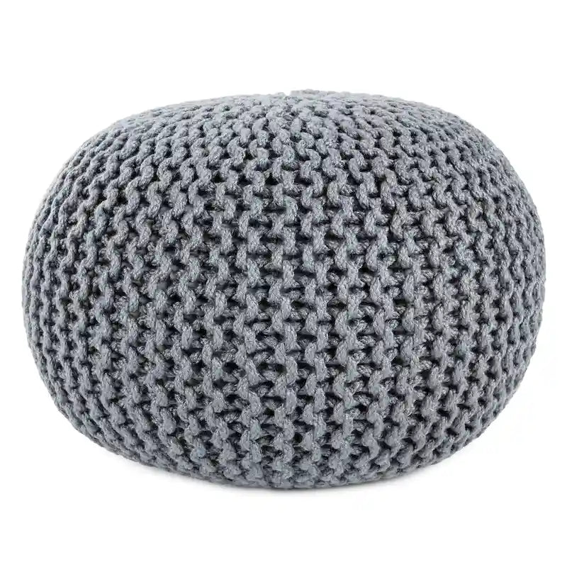 Kulatý puf do interiéru i exteriéru – 50,8 x 50,8 x 35,56 cm