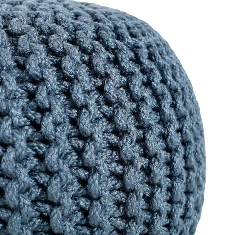 Kulatý puf do interiéru i exteriéru – 50,8 x 50,8 x 35,56 cm